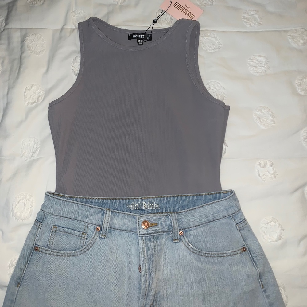 Missguided Ribbed Bodysuit - Picture 4 of 5